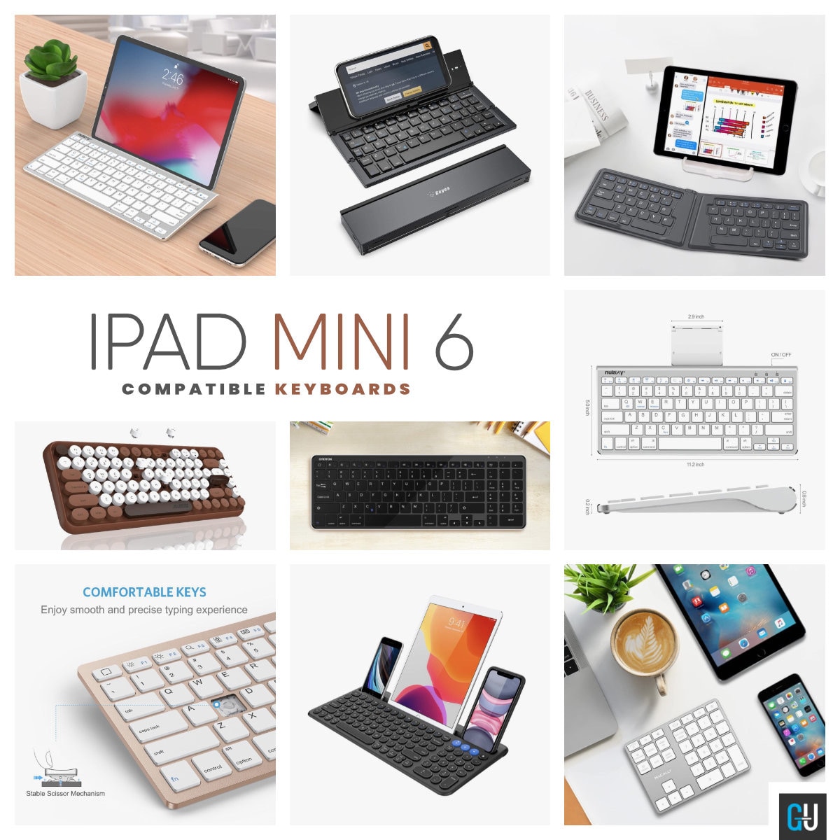 Most functional iPad mini 6 compatible keyboards (list)
