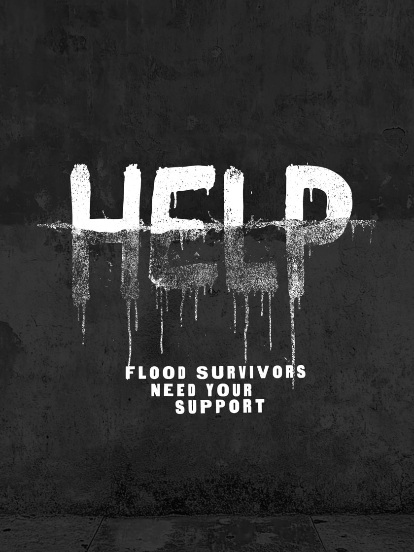 Help – a powerful graphic to support flood&nbsp;survivors