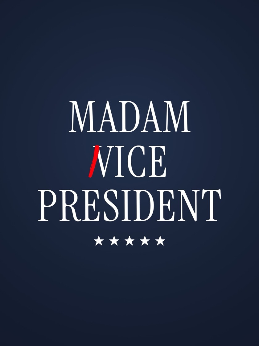 Madam Vice Nice President – a clever minimalist election&nbsp;design