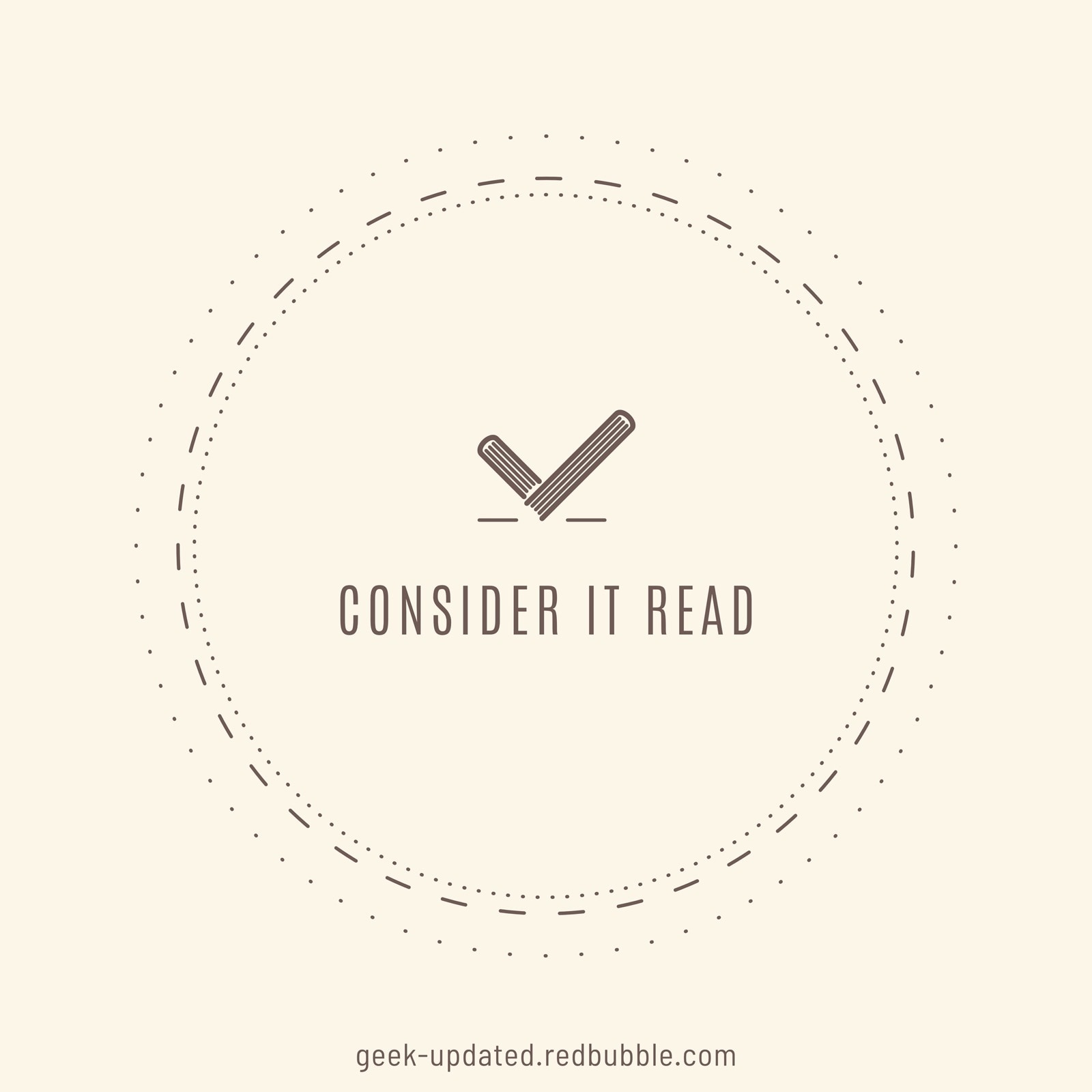 Consider it read - designed by Piotr Kowalczyk