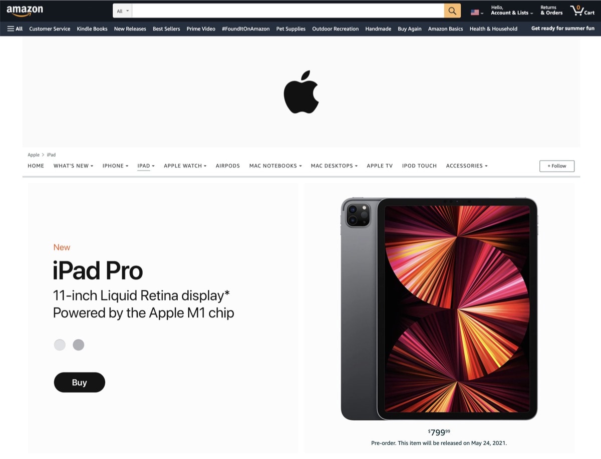 iPad Pro 2021 on Amazon safe purchase