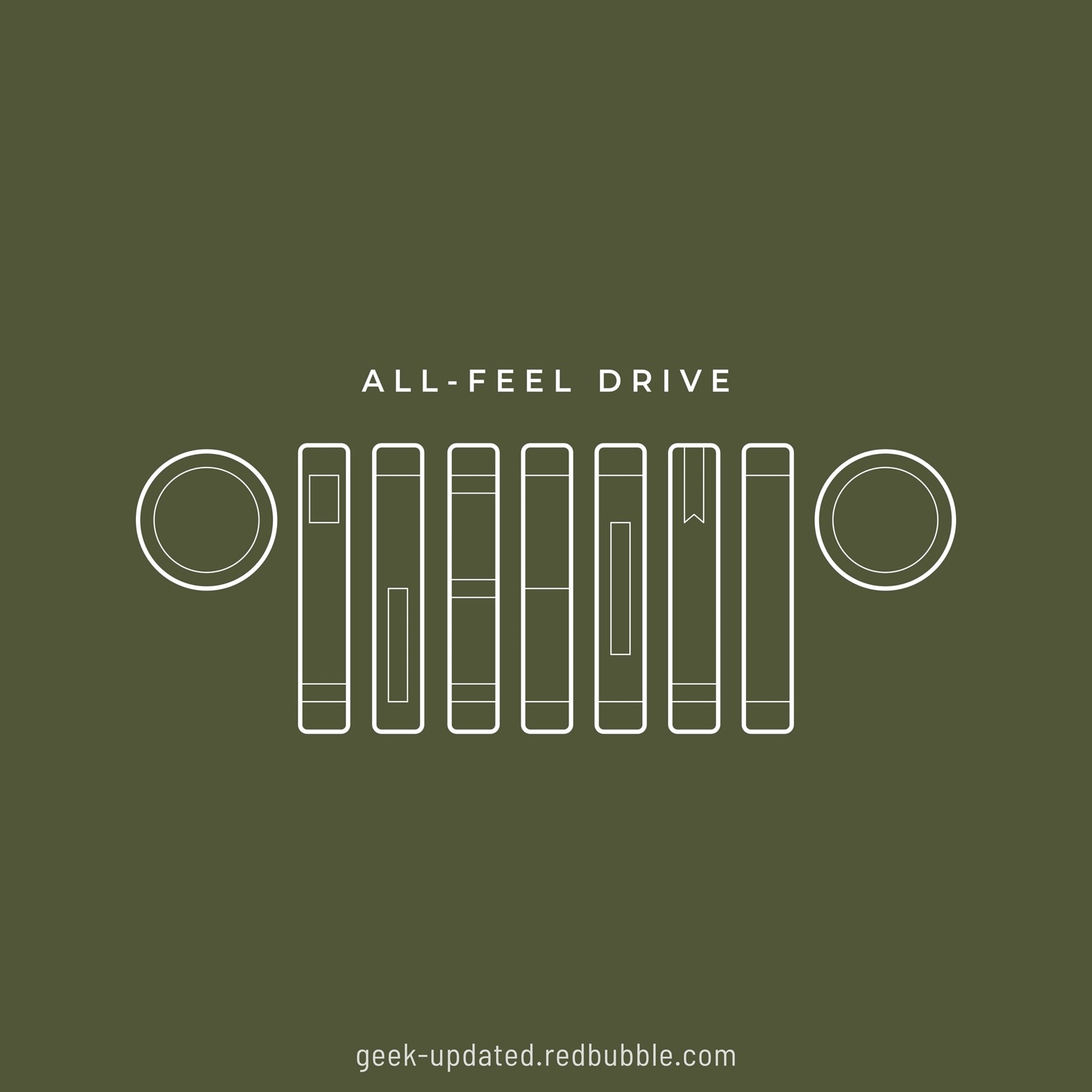 All-feel drive for adventurous readers - design by Piotr Kowalczyk