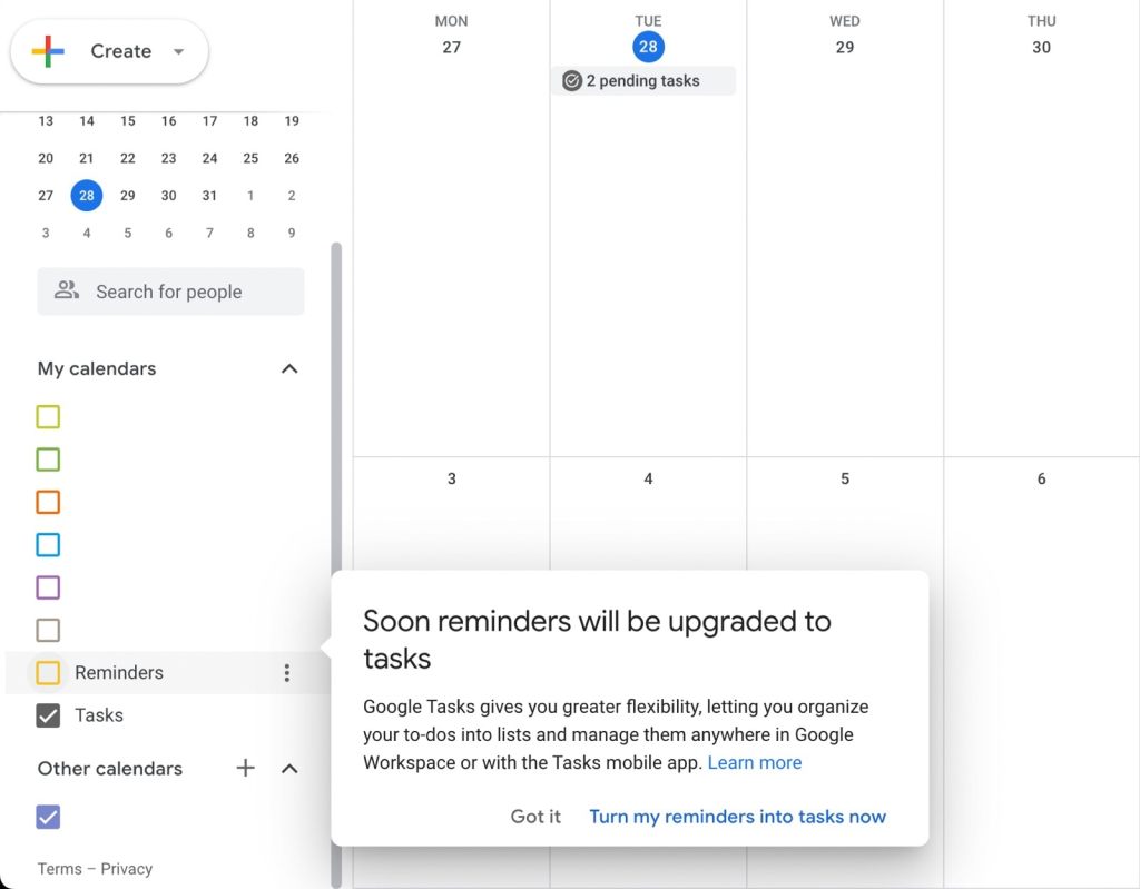 Turning Google Calendar reminders into tasks – how to avoid losing&nbsp;notifications