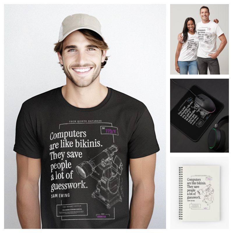 Tech quotes patent drawings designs by Geek Updated