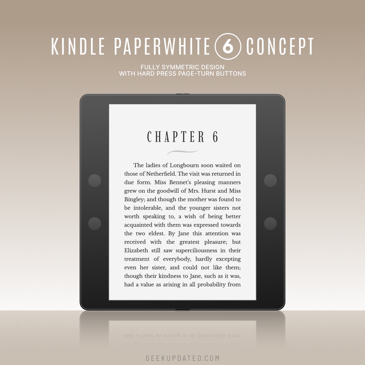 Kindle Paperwhite 6 concept