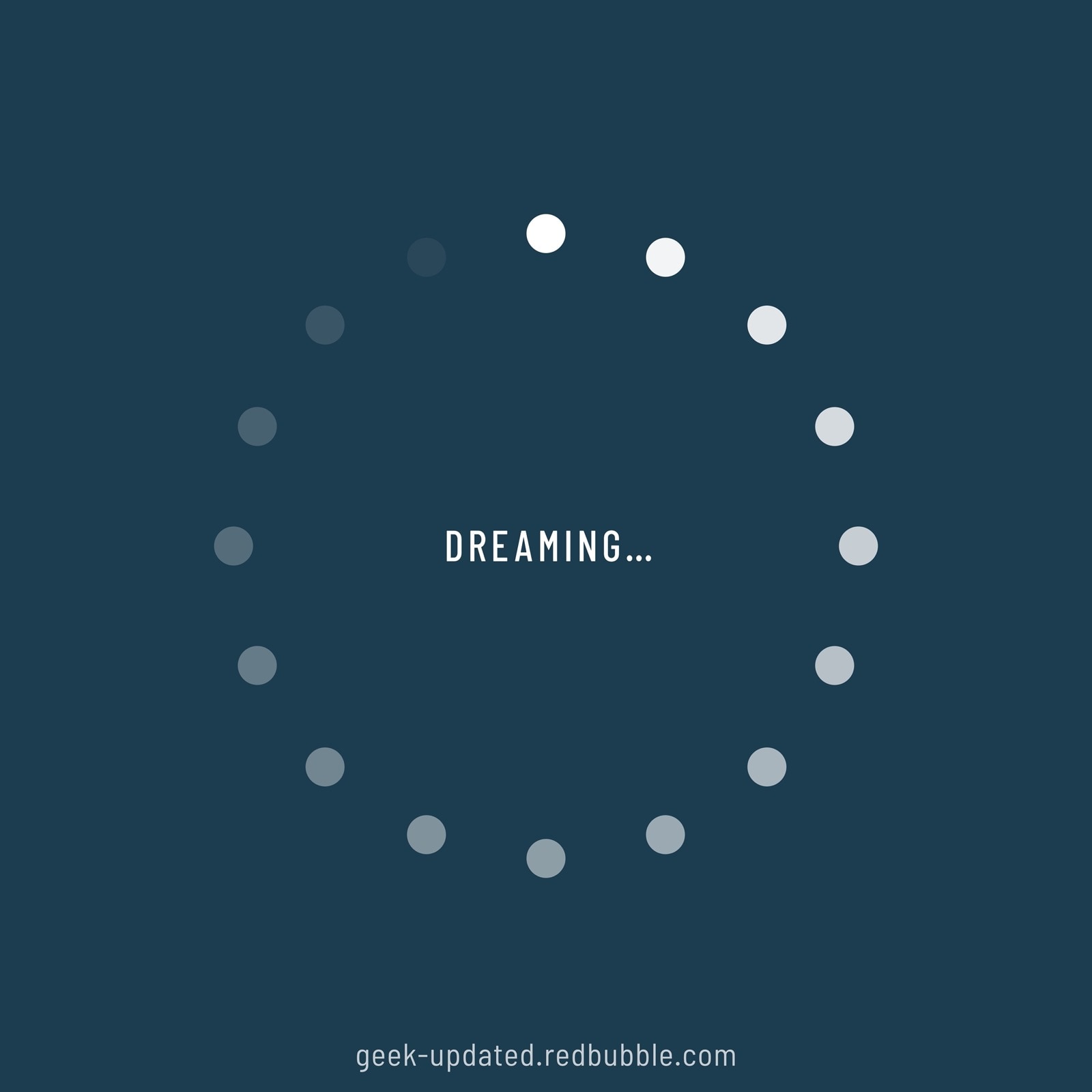Dreaming-loading icon - design by Piotr Kowalczyk