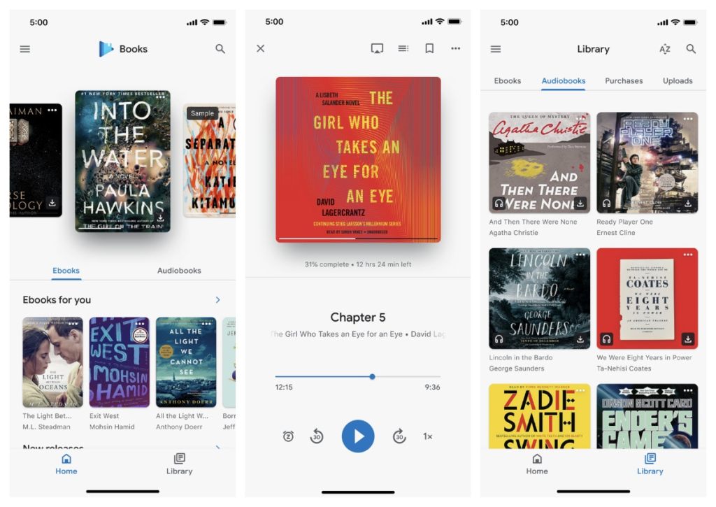 Do you have Gmail? Play Books app is all you need to enjoy ebooks and audiobooks on your&nbsp;iPad