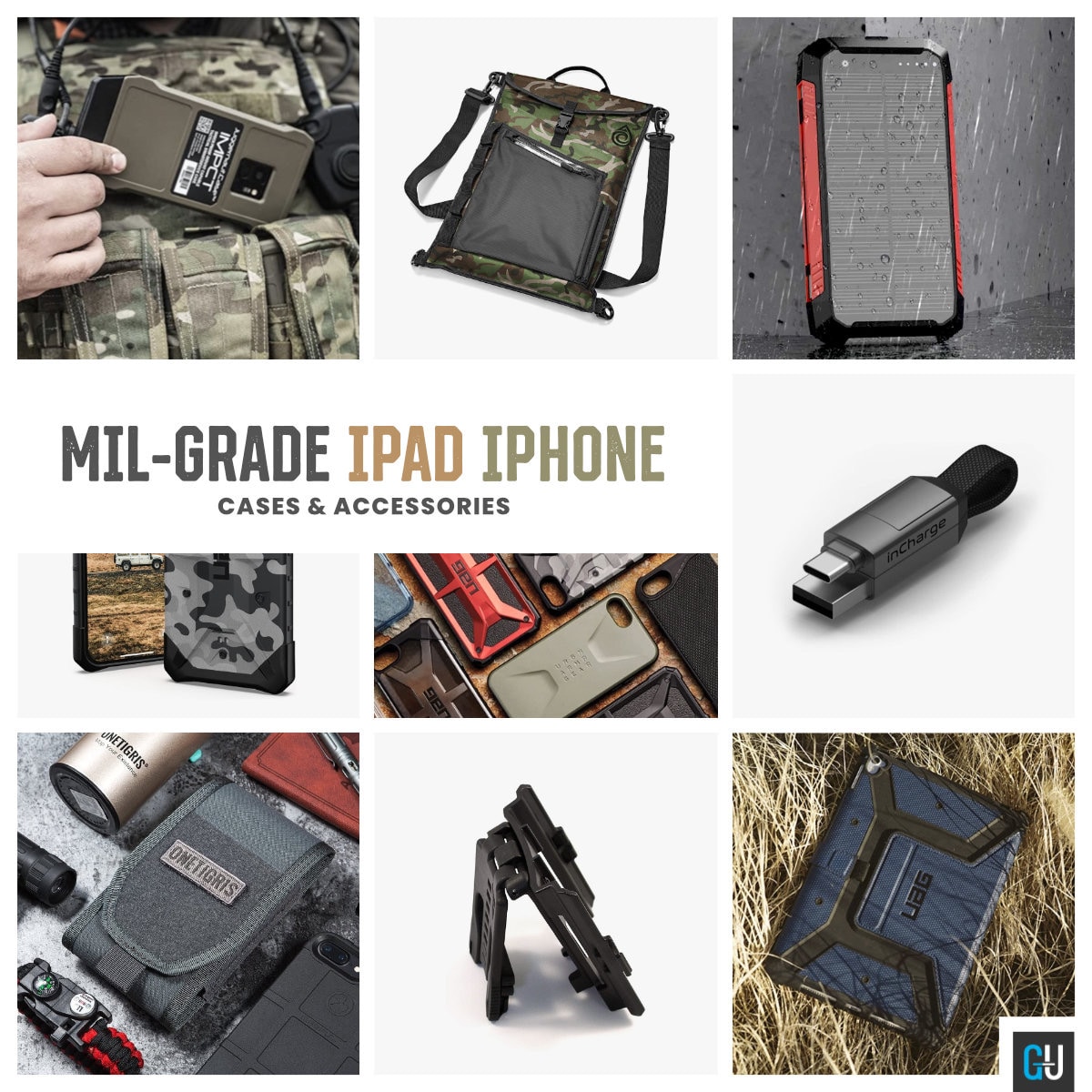 Military grade iPad iPhone accessories cases