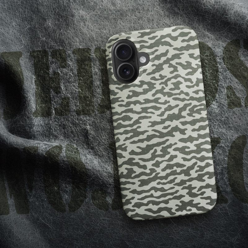 iPhone camo case inspired by the iconic Polish Army Moro Kamuflaż camo