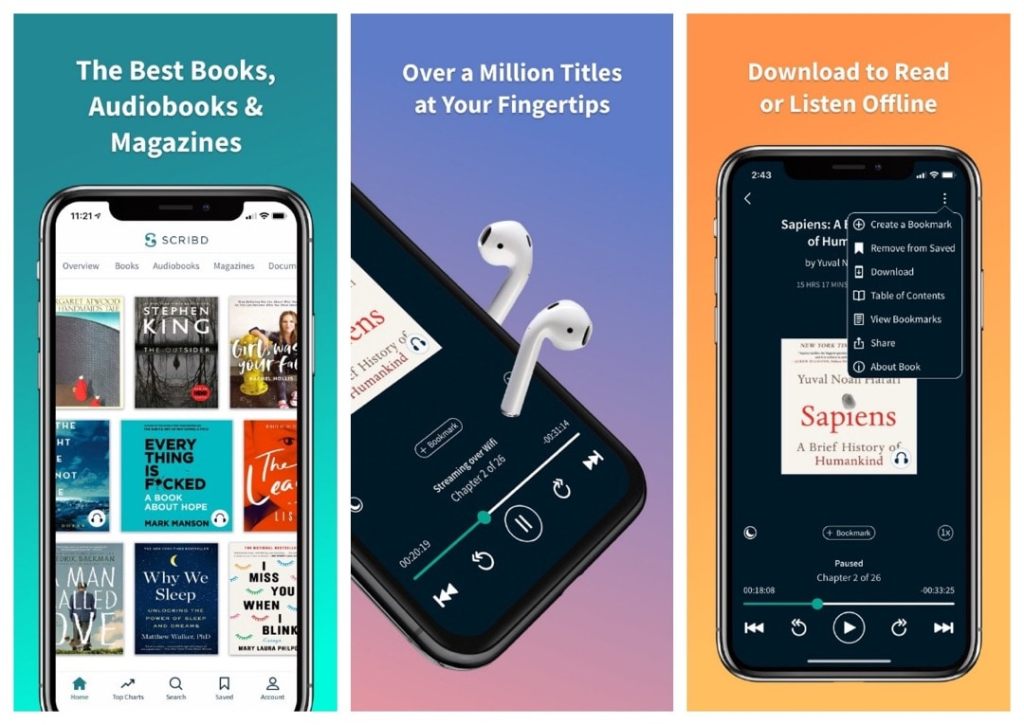 Scribd iOS app offers unlimited access to ebooks, audiobooks, and&nbsp;magazines