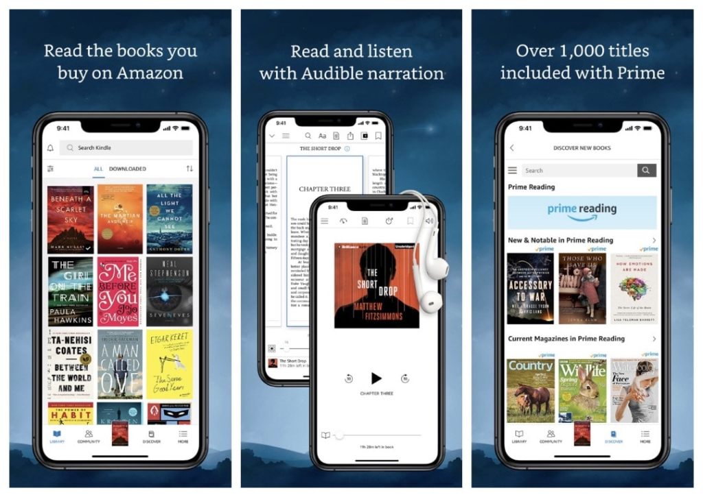 Kindle app for iPad and iPhone can play audiobooks using Whispersync for Voice&nbsp;technology