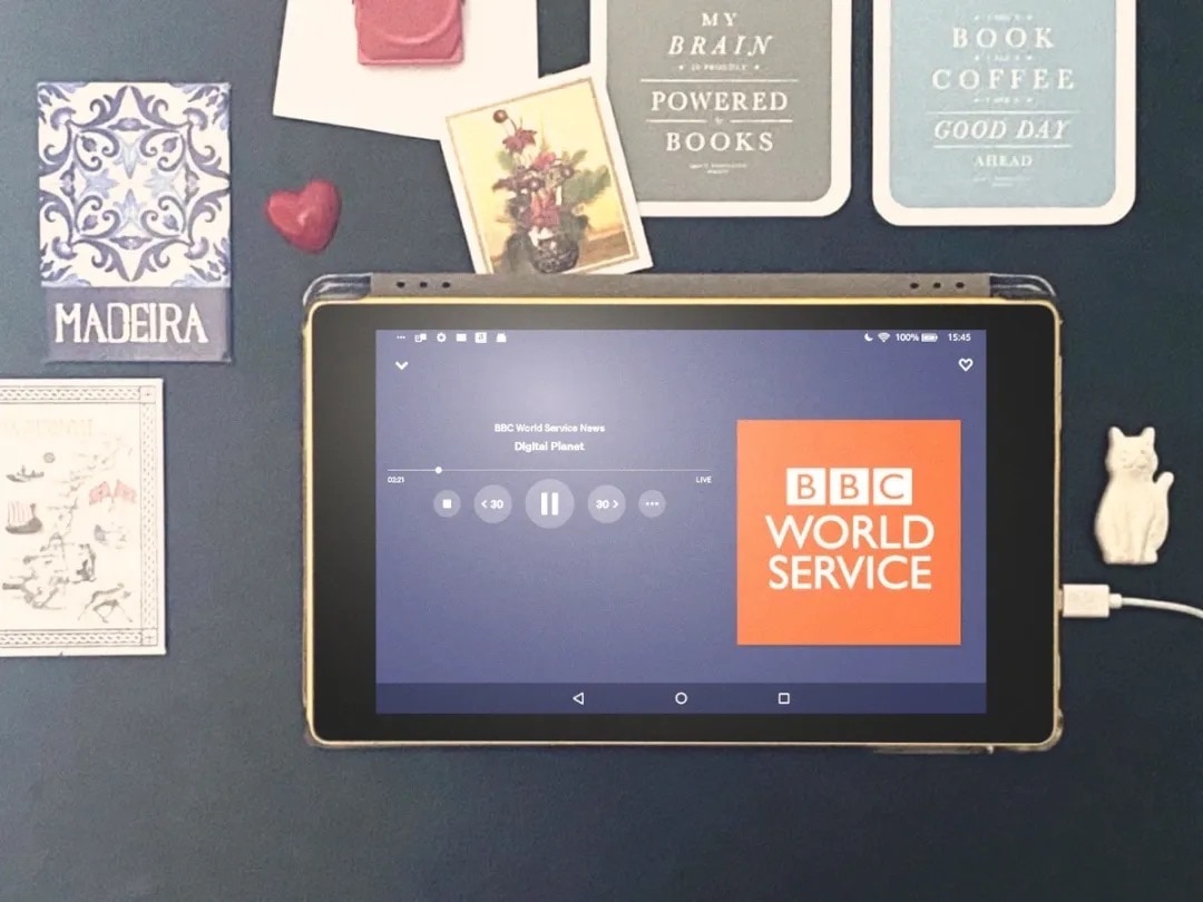 Repurpose Amazon Fire tablet as kitchen TV