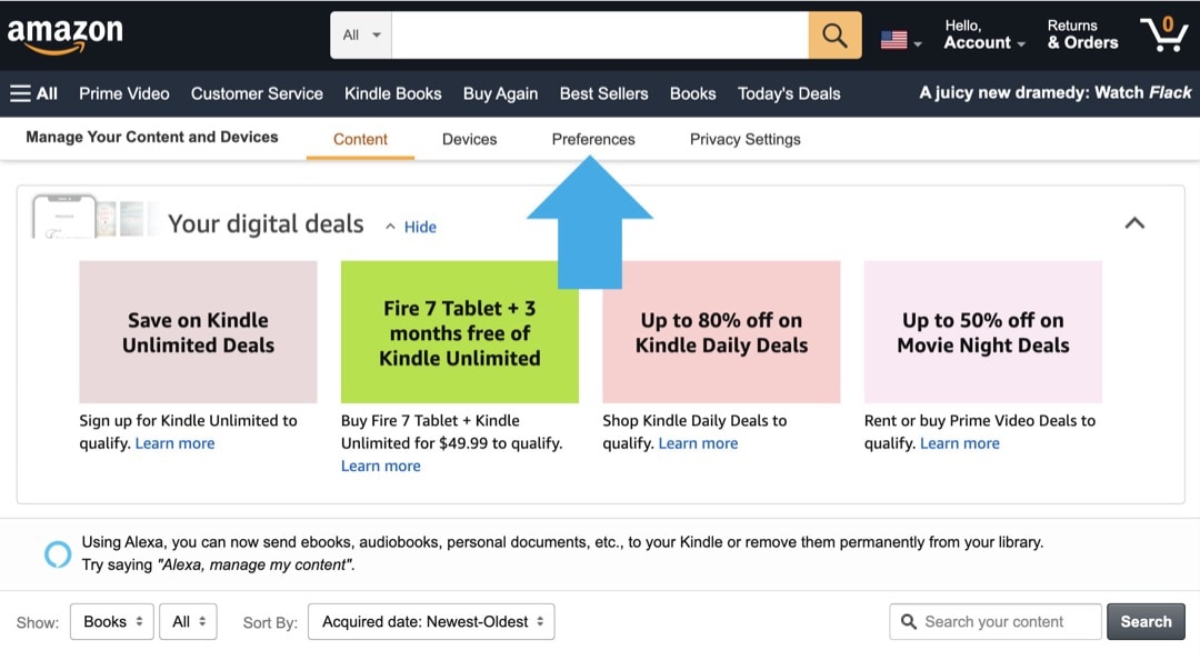 How to change Kindle email address
