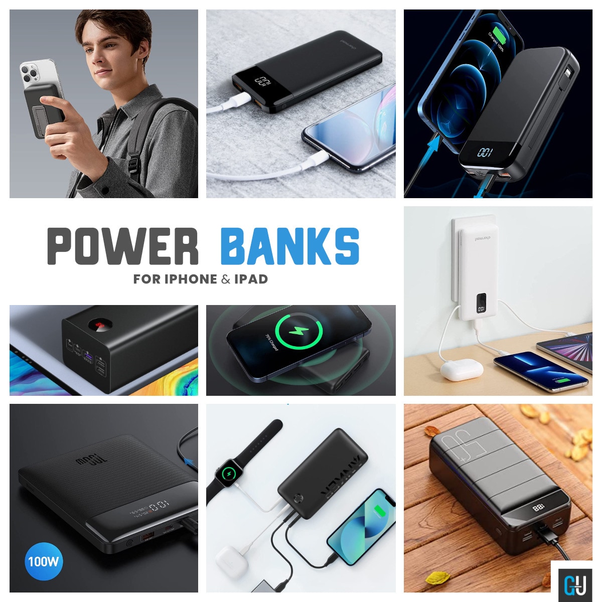 Best iPhone iPad power banks battery packs