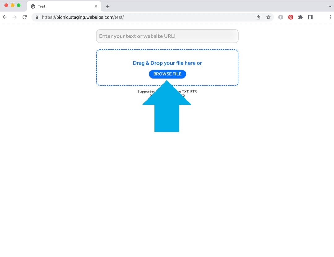 Bionic reading Android - add own books