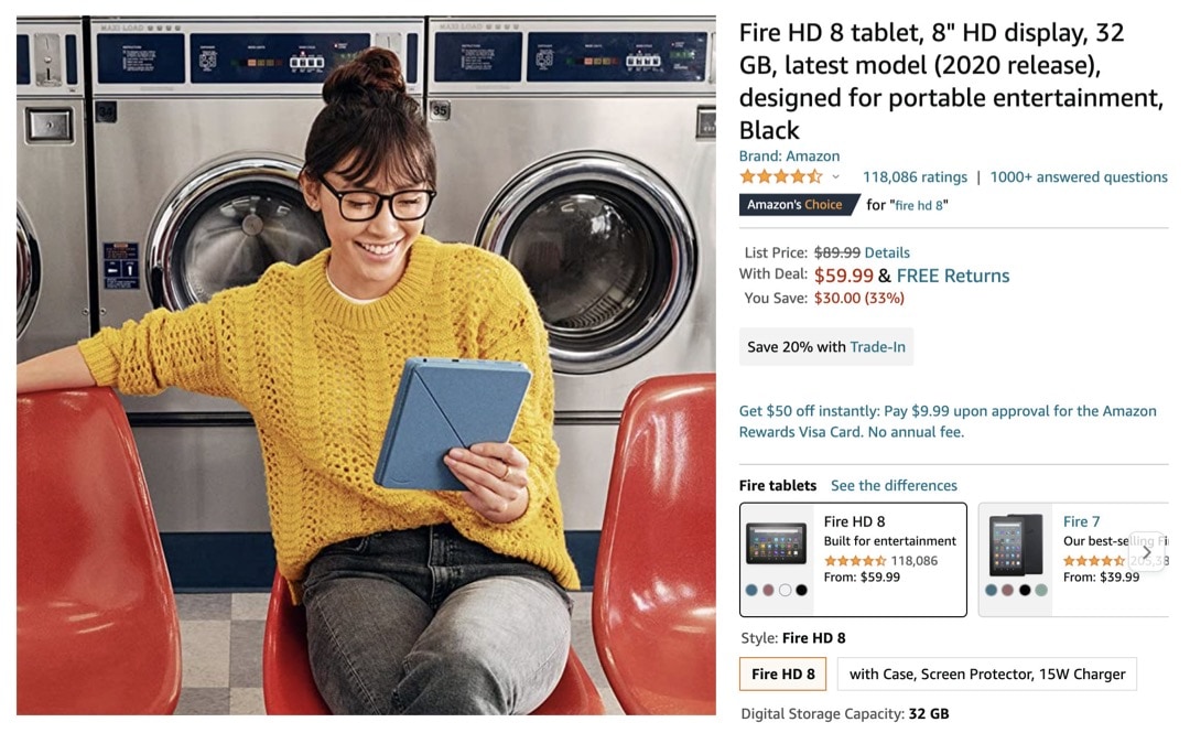 Save 33% on iPad mini alternative from Amazon