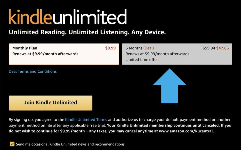 How to reactivate Kindle Unlimited&nbsp;subscription