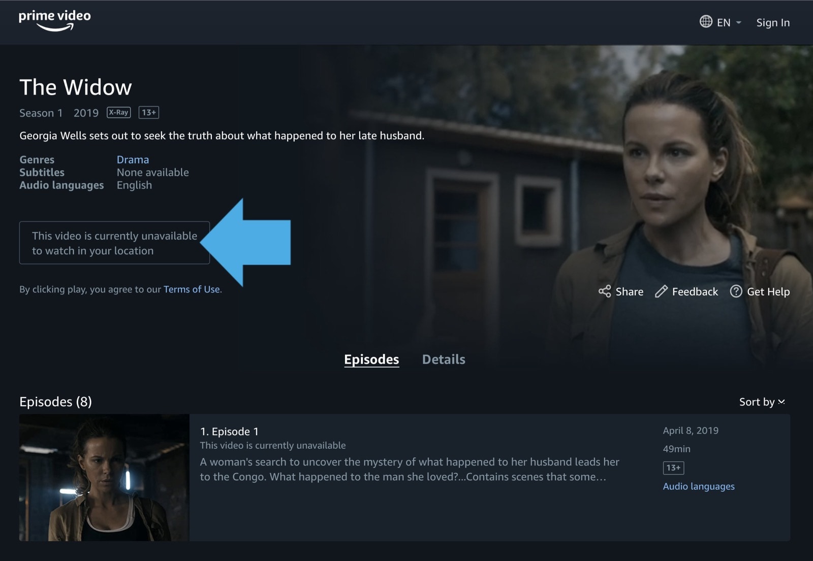 Check Prime Video availability in your country
