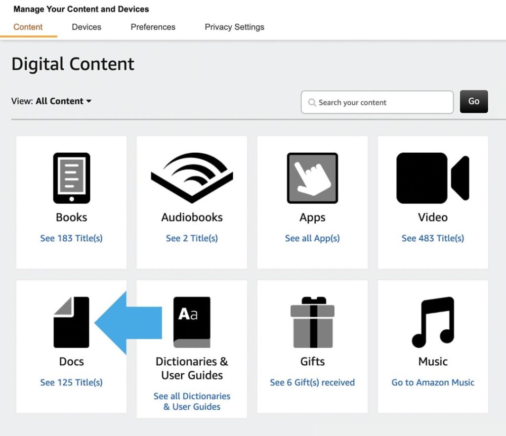 Where are my sideloaded books on&nbsp;Kindle?