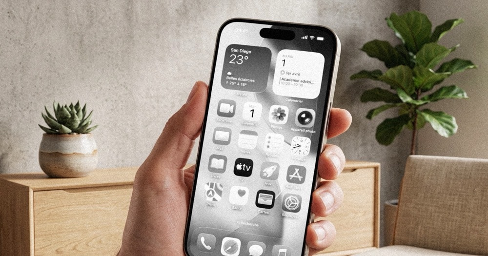 How to turn iPhone into an e-ink display (kind of)