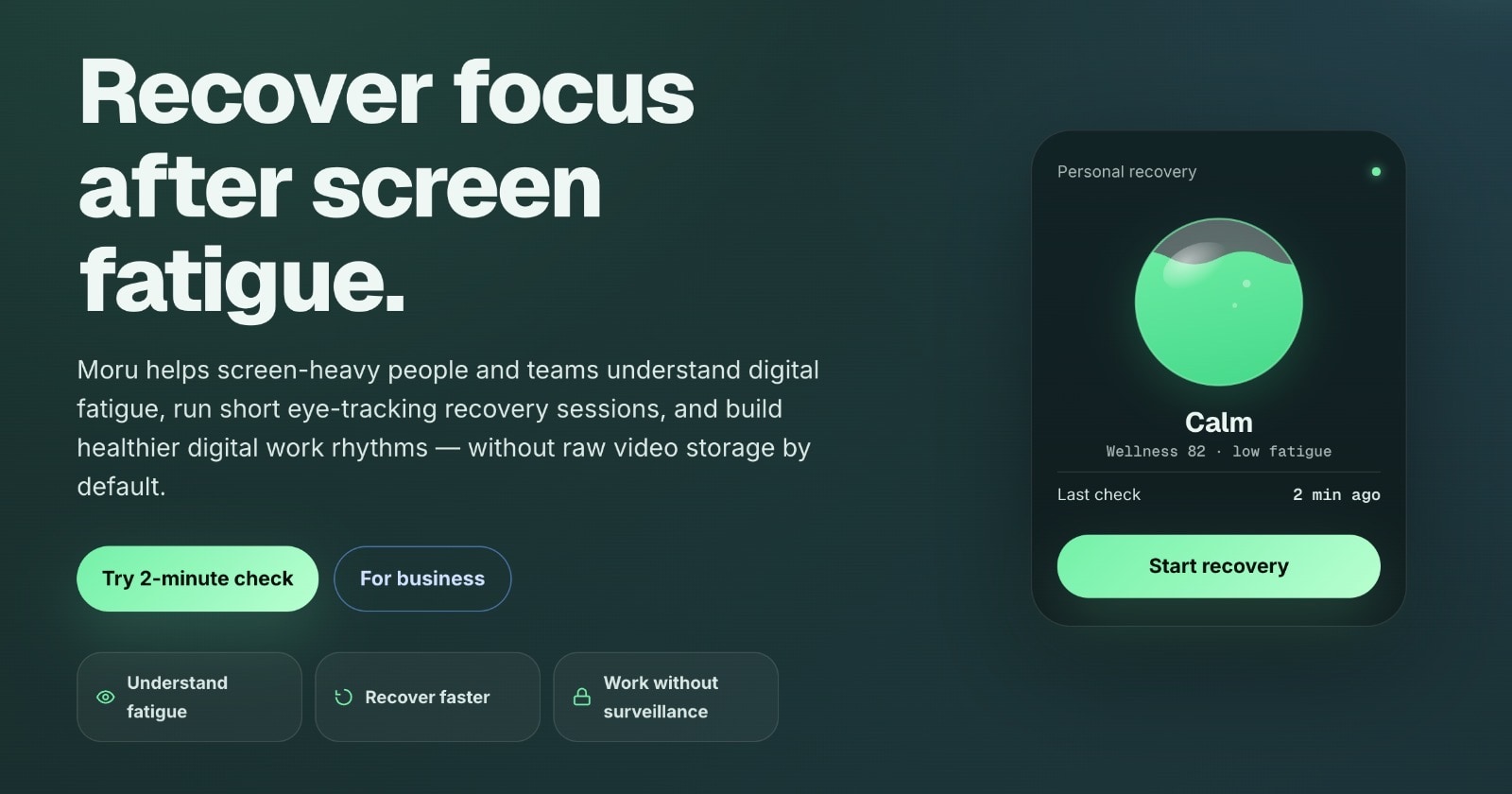 Moru introduces eye-tracking tool to fight screen fatigue on your own terms